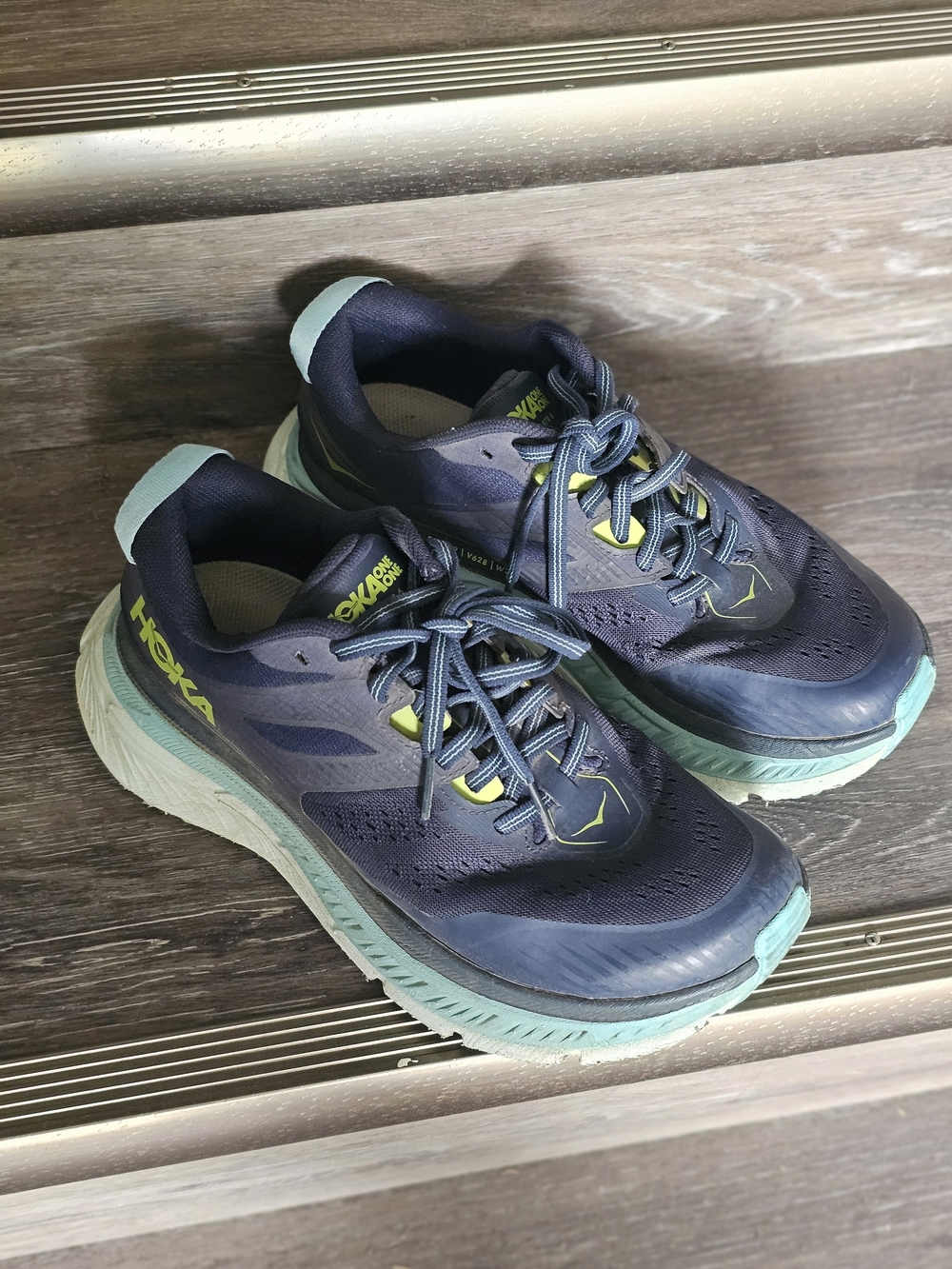 Hoka One One Stinson ATR 6 trail running shoes Size 8